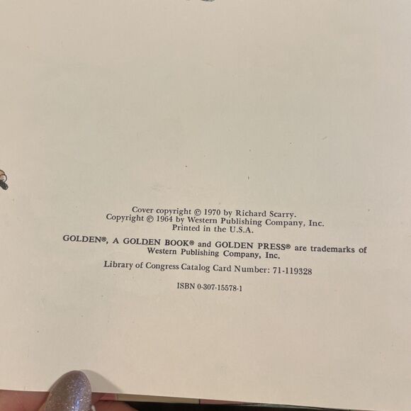 Richard Scarry's Best Mother Goose Ever 1970 Richard Scarry FIRST EDITION HC - Picture 7 of 12